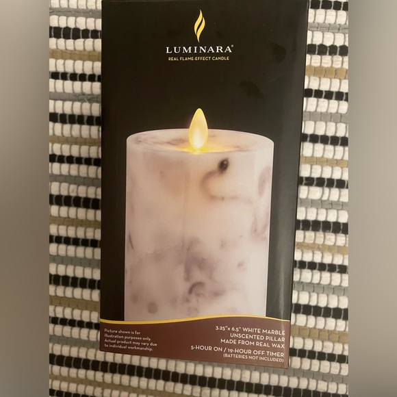 Gray Flameless Candle - Picture 2 of 5